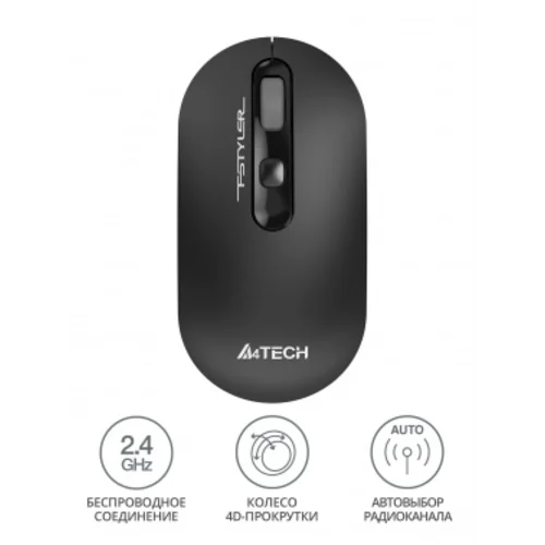 Мышь A4Tech Fstyler FG20 серый оптическая (2000dpi) беспроводная USB для ноутбука (4but) Мышь A4Tech Fstyler FG20 серый оптическая (2000dpi) беспроводная USB для ноутбука (4but)